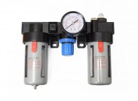 Regulátor tlaku vzduchu s odkalovačom - odlučovačom a primazávačom BC2000