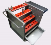 Nástrojový dielenský vozík pre kužele ISO 40, VTT-6-40