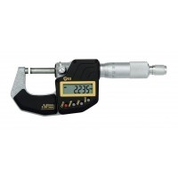 Digitálny mikrometer strmeňový 0-25mm IP65, KMITEX