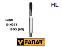 Závitník strojný M2,5 HSSE PM HL INOX ISO3(6G) DIN371 s lámačom triesok, Fanar