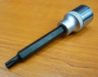 Zástrčná hlavica T25 predĺžená 1/2 torx, HONITON