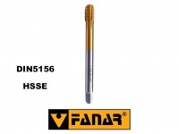 Tvárniaci závitník G 1/4 HSSE TiN SR, DIN5156, Fanari