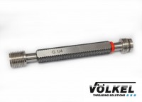 Závitový kaliber - tŕň obojstranný G 1/8 "x 28 - dobrý / výmet, Volkel