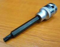 Zástrčná hlavica T15x100 predĺžená 1/2 torx, S2, BGS