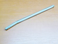 Tlaková hadica 24cm kovová, závit NPT 1/8 "