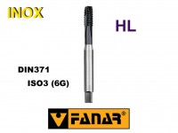 Závitník strojný M2,5 HSSE PM HL INOX ISO3(6G) DIN371 s lámačom triesok, Fanar